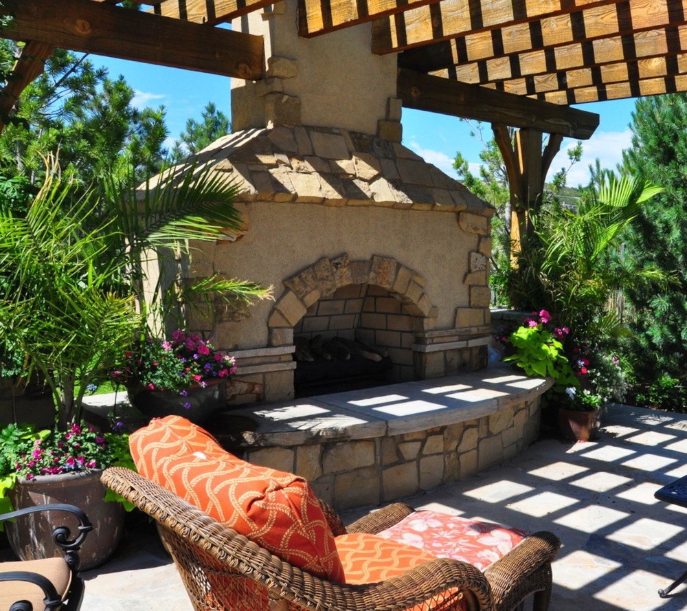 Outdoor Fireplaces Outdoor Fire Pits Designscapes Colorado