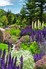Eye popping, colorful plantings fit seemly with the surrounding landscape