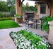 Careful arrangement of flowers and a controlled color palette  