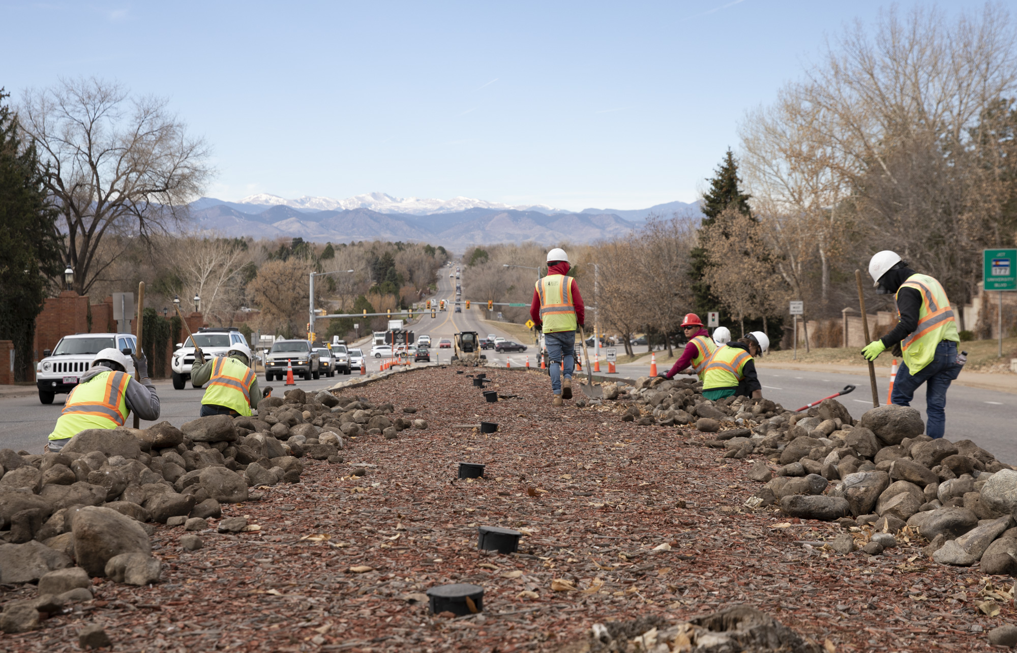 Belleview Avenue Median Construction