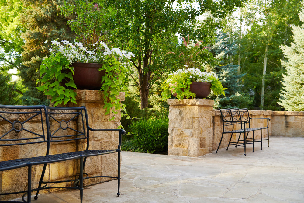 Landscaping in Denver With Pots and Planters Designscapes Colorado