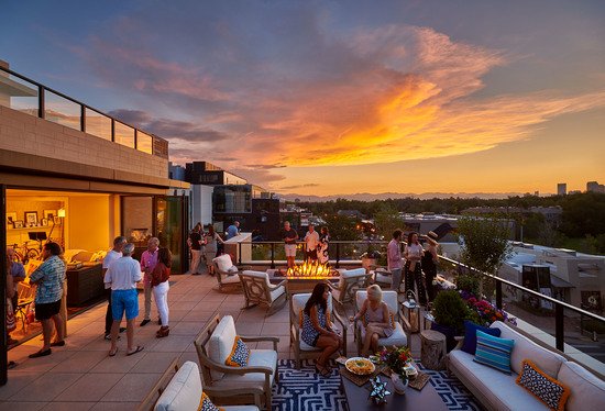 A Cherry Creek Rooftop Garden