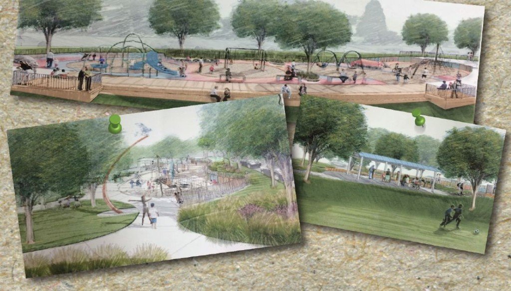 cuatros park design sketches