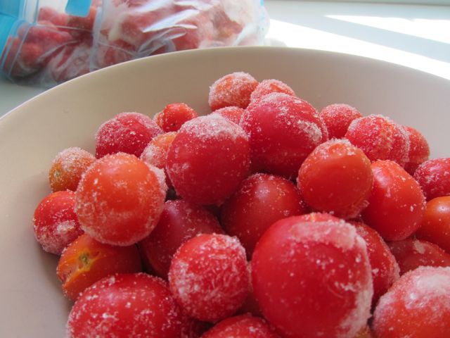 frozen tomatoes