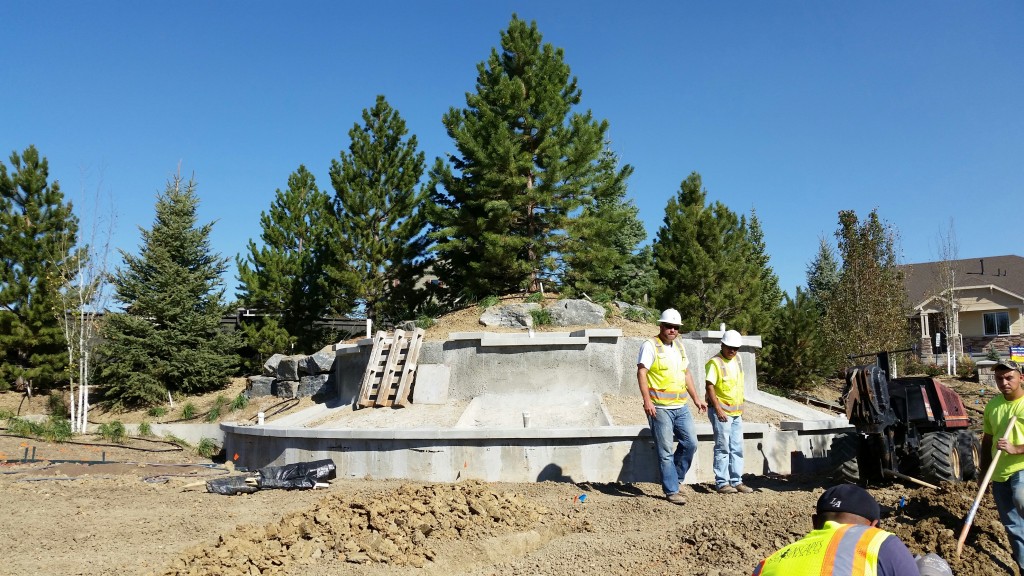 monument in progress