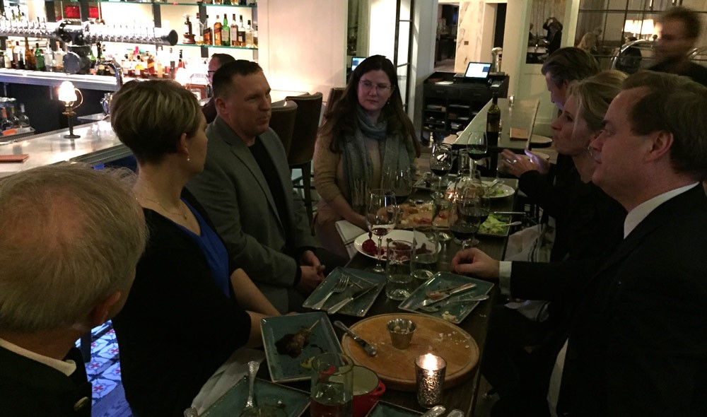 Attendees From left to right Phil Steinhauer, Char Farley, Chacon, John Wyszynski, Christine Franck, Chad Cox, Molly Reinhardt, Peter Leyden, Tom Matthews (not pictured).